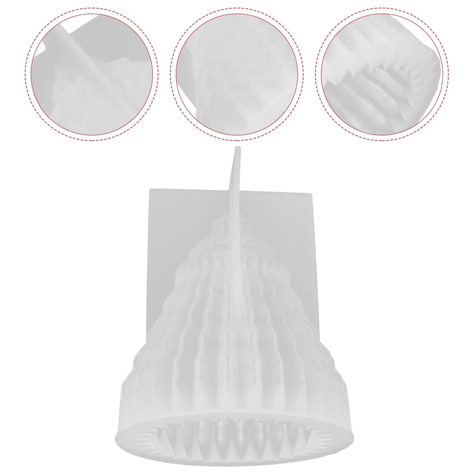 

Flexible Silicone Christmas Tree Mold Three-Dimensional DIY Aroma Wax Mold for Scented Craft DIY Molds