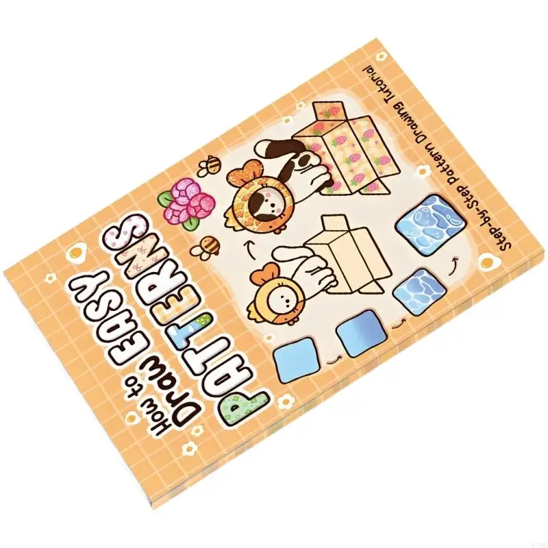 خطوة بخطوة رسم كتاب تعليمي للأطفال المبتدئين رسم المصنف تعلم كيفية رسم كتاب النشاط الفني F19E