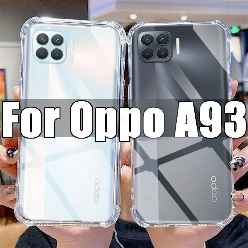 Clear Phone Case for Oppo A93 TPU Transparent Case for OppoA93 for Oppo A 93 6.43\