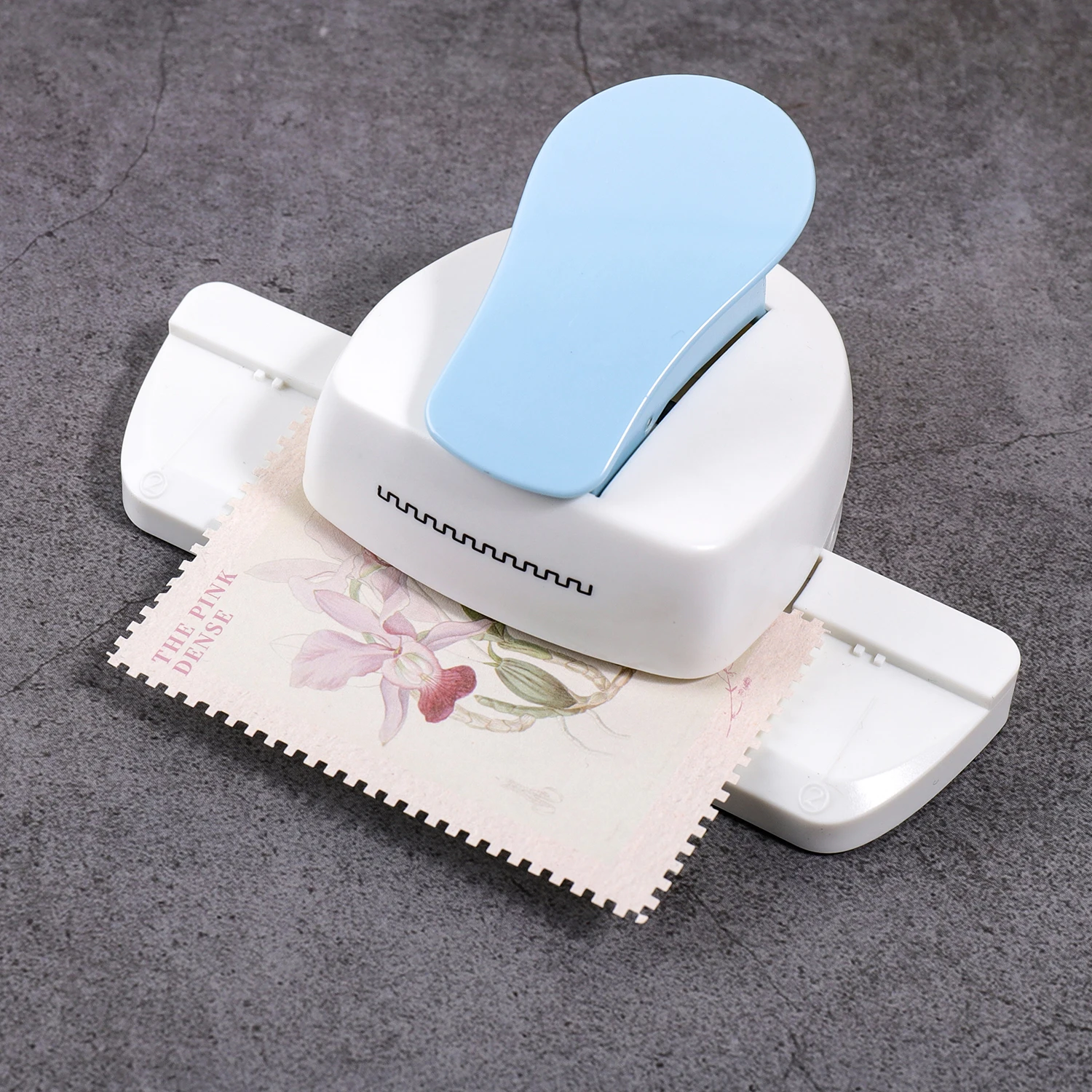 Perforatore per Carta a Forma di Timbro, Perforatore Portatile per Artigianato, Forniture per Scrapbooking, Strumento per Creazione di Biglietti Fai-d