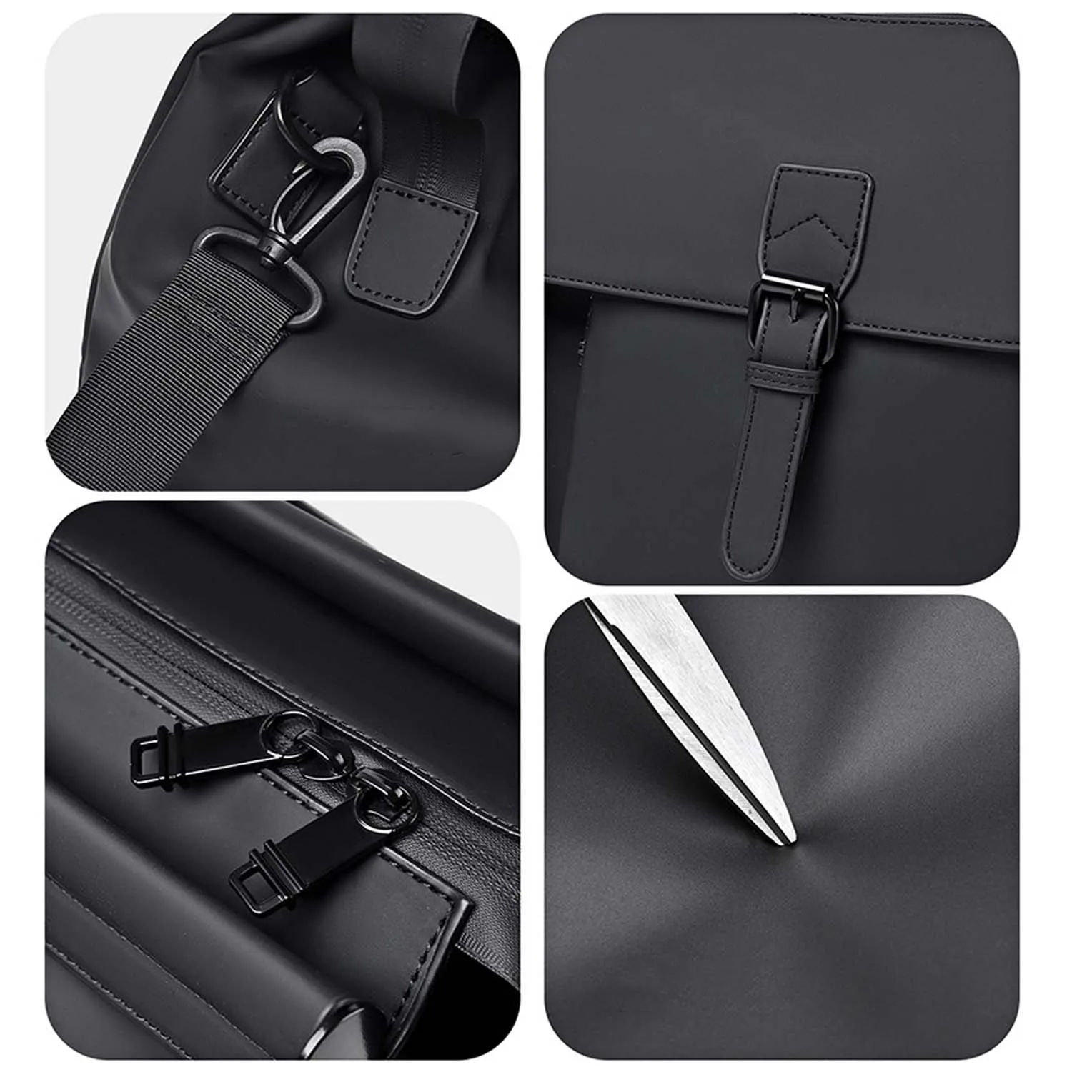 Sac de travail pour homme, sac de voyage de grande capacité avec compartiment humide/sec séparé, sac de voyage multifonctionnel pour la salle de sport, les voyages d'affaires