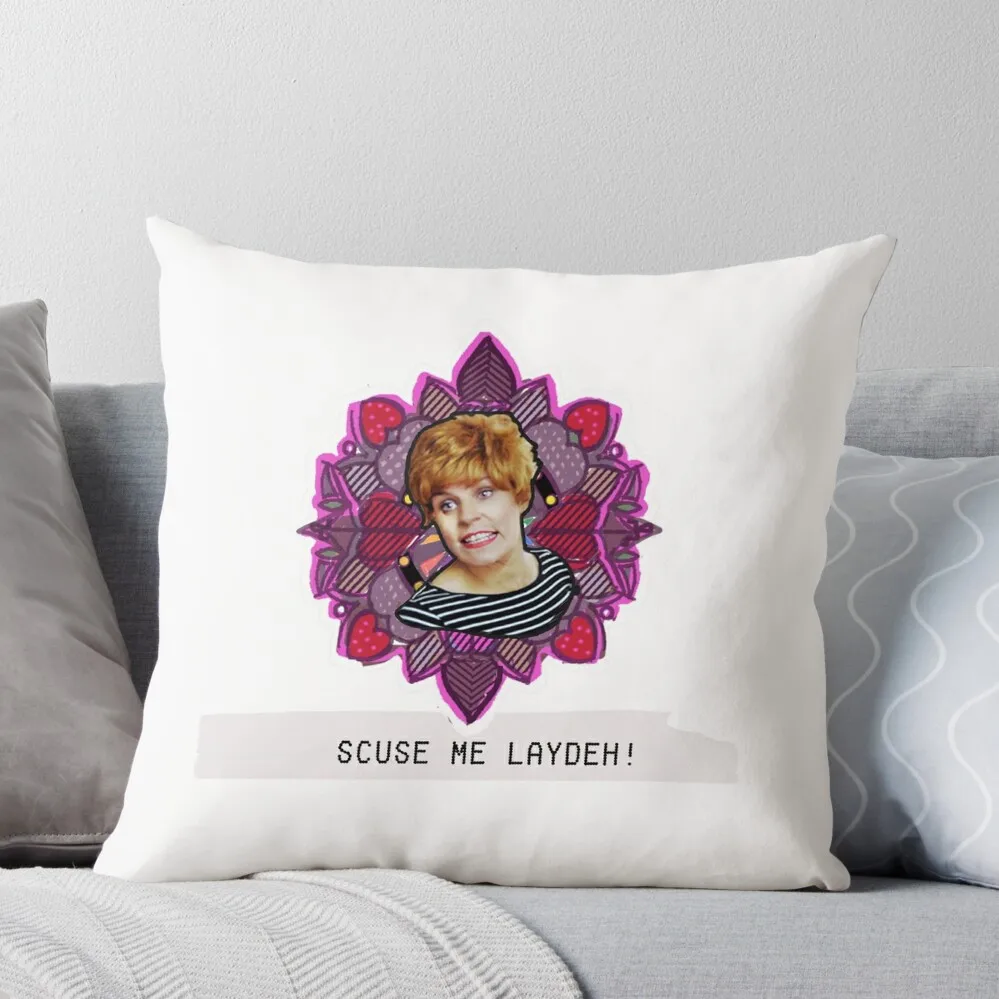 

Scuse Me Laydeh Throw Pillow Sitting Cushion Christmas Covers For Cushions pillow cover christmas christmas pillow case