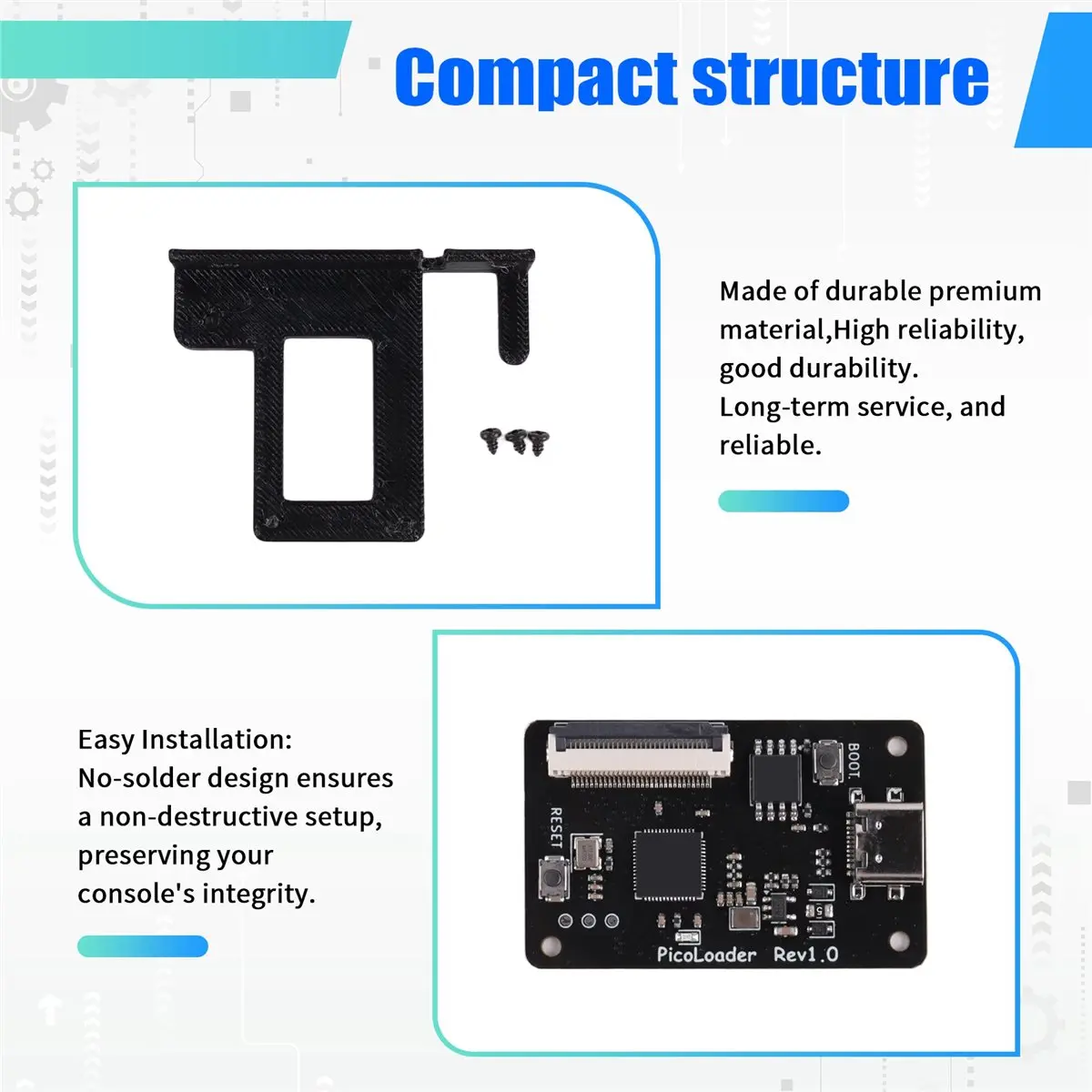 

(Идея подарка) Picoloader Flex Rev1.4 с чипом GC2SD Gen2 RP2040 для SD2SP2 GC2SD SDGecko для ретро-игровых консолей