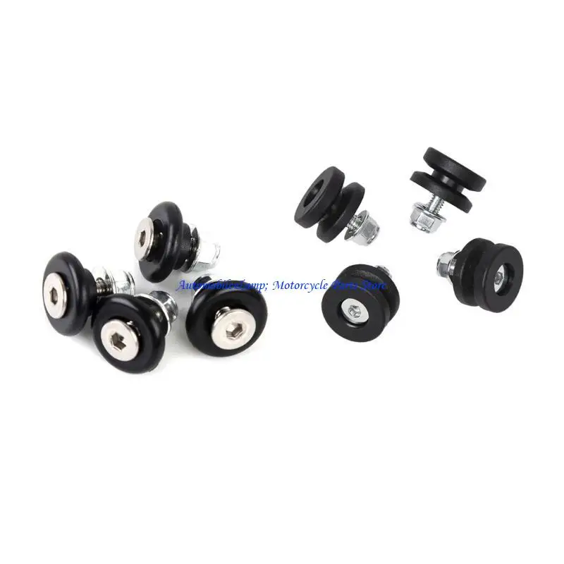 

H7BD Professional Helmets Trunk Bracket Base Plate Bushing Pad Buckle Spacers Quick Fixing Motor Accessories 4-Piece/set