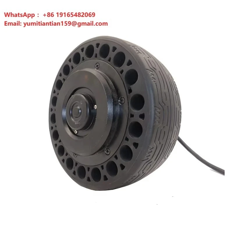 24V/36V 200RPM Brushless Electric Wheel Dc Servo Hub Motor AGV Low Noise 6.5inch 150kg Load 4096 Magnetic Permanent Magnet