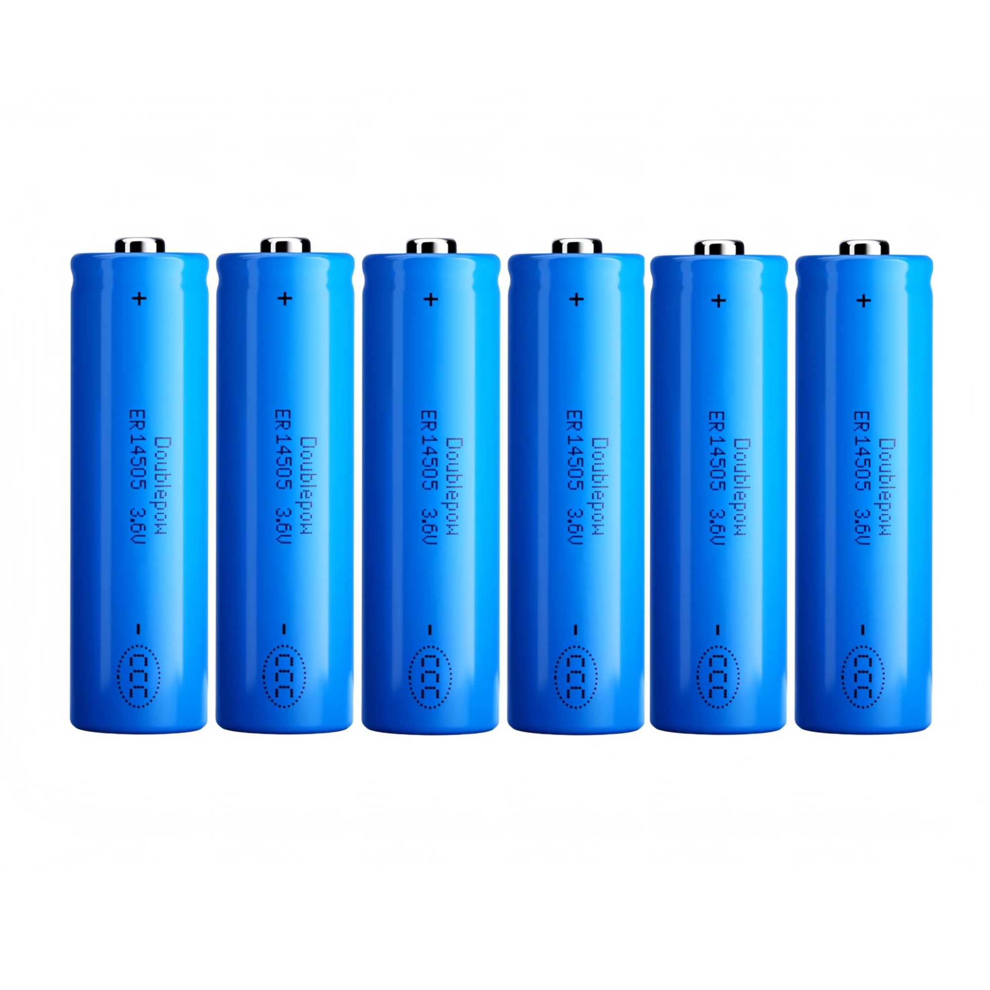 

6PCS ER14505 3.6V 2400mAh Non-Rechargeable Lithium Battery For Smart water meter Gas Meter Refractometer Medical Equipment