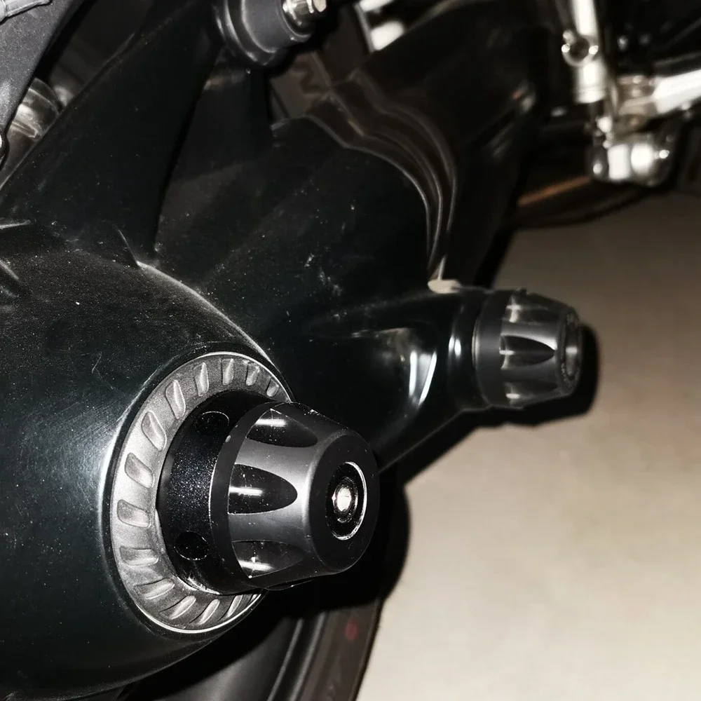ل BMW R1200GS R1250GS LC Adv R NineT 2014 15 2016 2017 2018 2019 دراجة نارية العجلات الخلفية المحور شوكة تحطم حامي المنزلق حامل