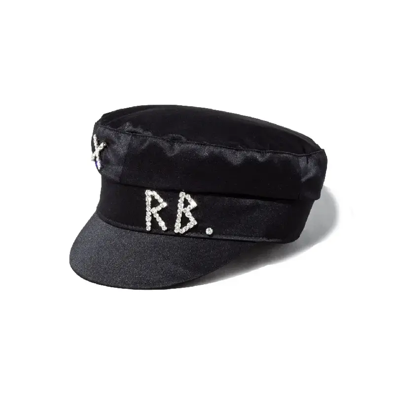 Y2K Brand Collection Chic PU Cotton Newsboy Hats for Women Flat Militray Caps Baker Boy Hat with Logo Sombreros De Mujer - Image 2