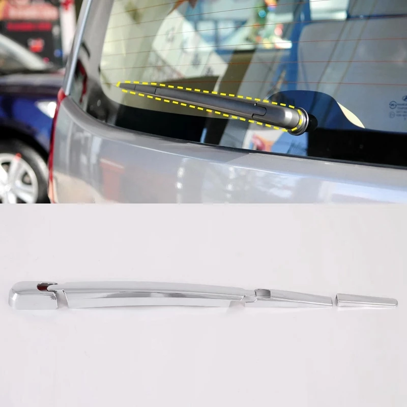 For Hyundai H-1 Grand Starex I800 Iload 2008-2020 Exterior Accessories ABS Chrome Rear Window Wiper Cover Trim