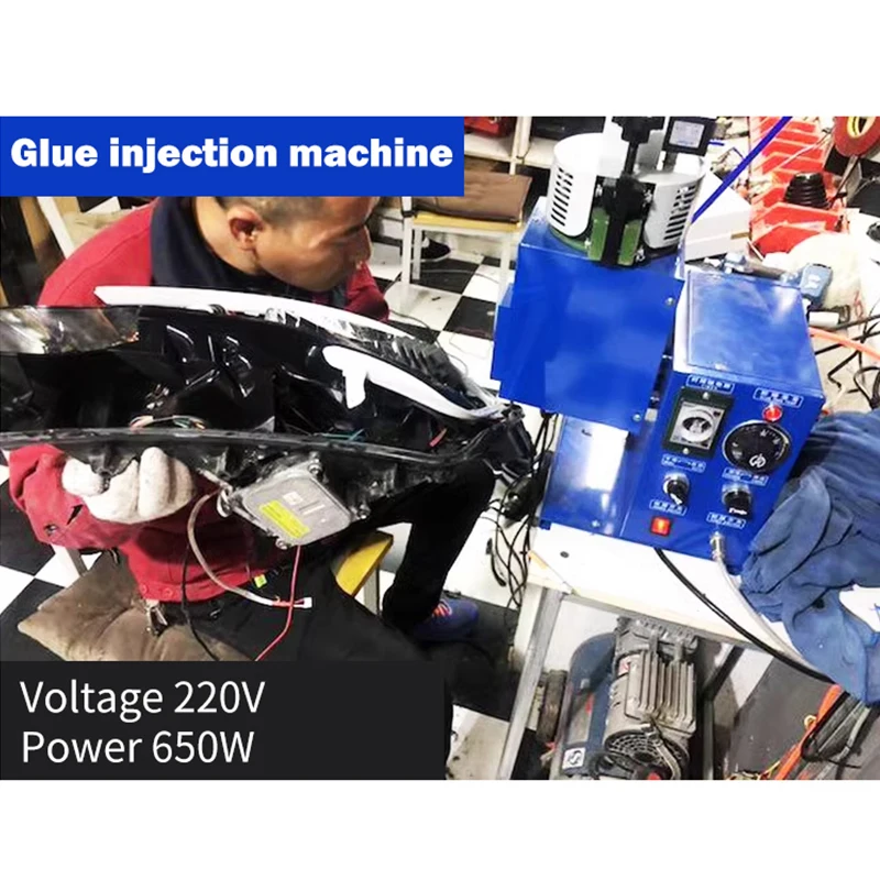 Imagem -06 - Eletrônico Hot Melt Glue Machine Dispensação Automática Aplicador de Cola Dispensador de Placa de Circuito 220v 650w