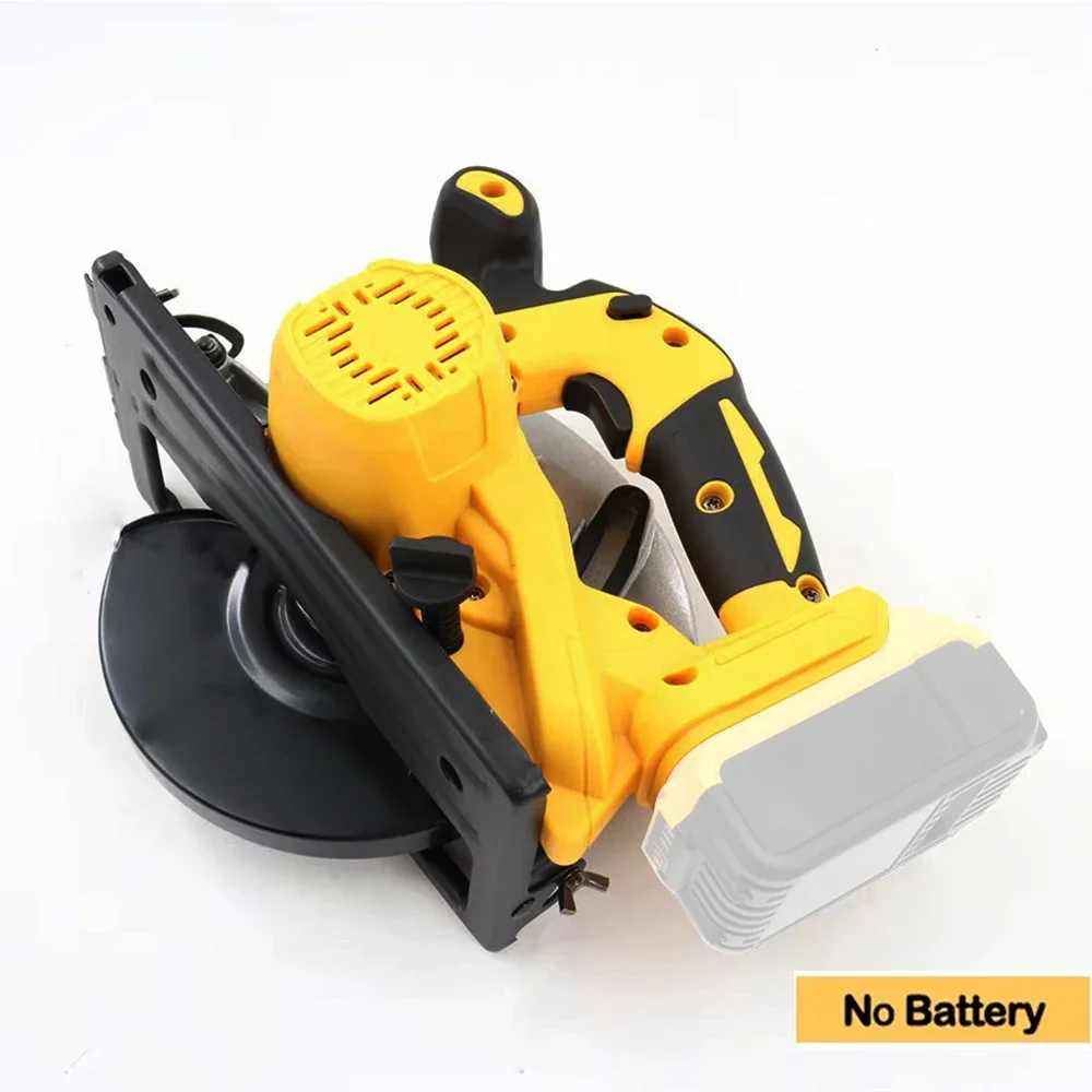 7 Inch Brushless Electric Circular Saw Cordless High Power Board Cutting Machine Woodworking Power Tools Fit Dewalt 18V Battery