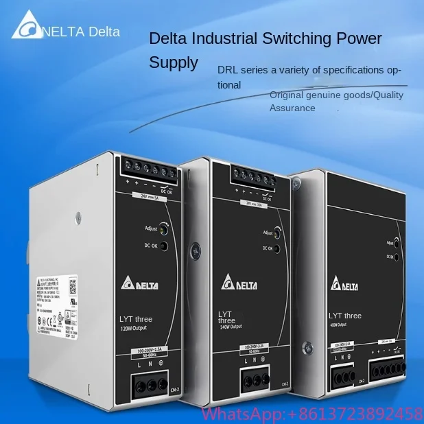 

Original DELTA 480W Switching Power Supply DRL-24V480W1AA DRL-24V480W1AS DRL-24V480W1EN DRL-48V480W1EN DRL-24V480W1ENA