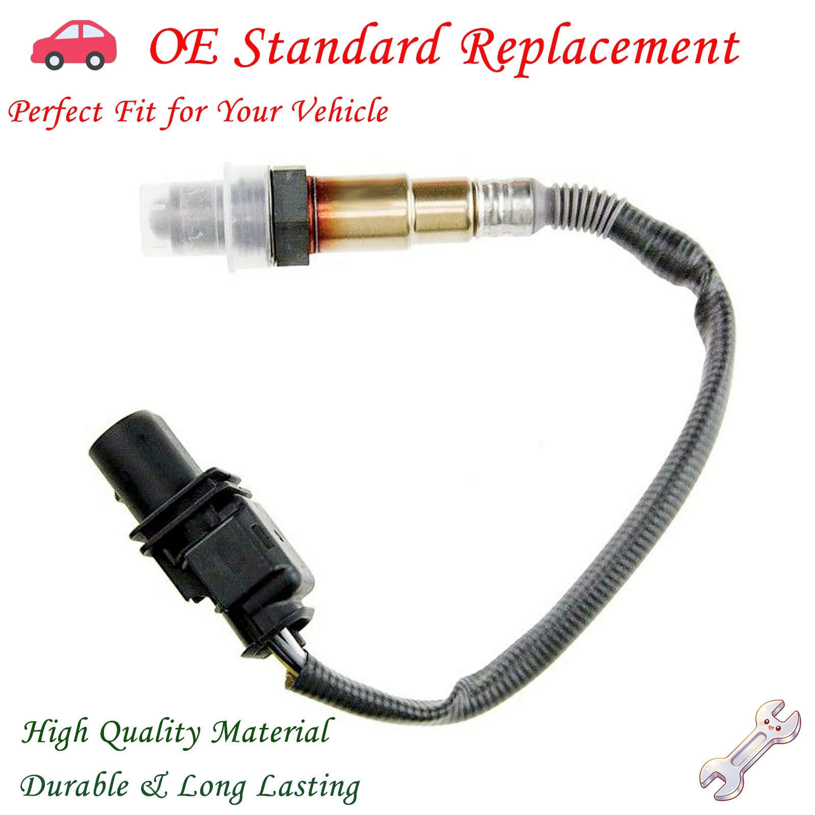 

For MERCEDES-BENZ C-CLASS W204 S204 C204 G-CLASS W463 S-CLASS W222 V222 X222 W221 C216 Genuine Front Oxygen Sensor A0085423018