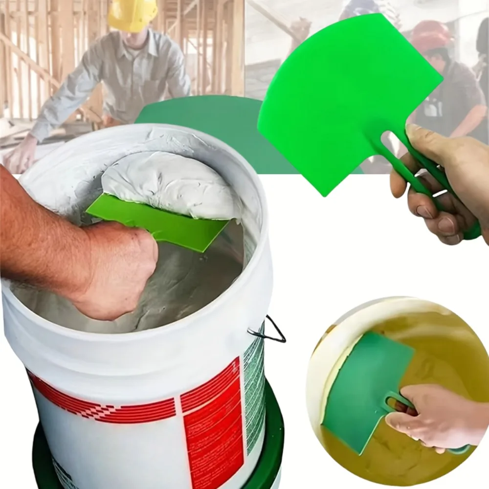 Putty Knife, Large Size Pack, Flexible Plastic Paint Scraper Tool for Spackling, Wallpaper Scraper Plastic, Spatula Scraper
