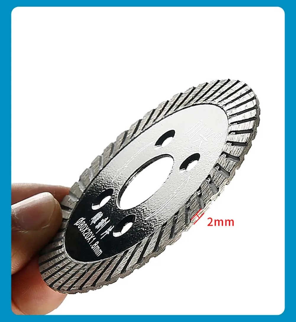Versatile 80mm Grinding Wheel For Tile Stone Metal Wood Polishing And Cutting Emery Disc For Power Tools