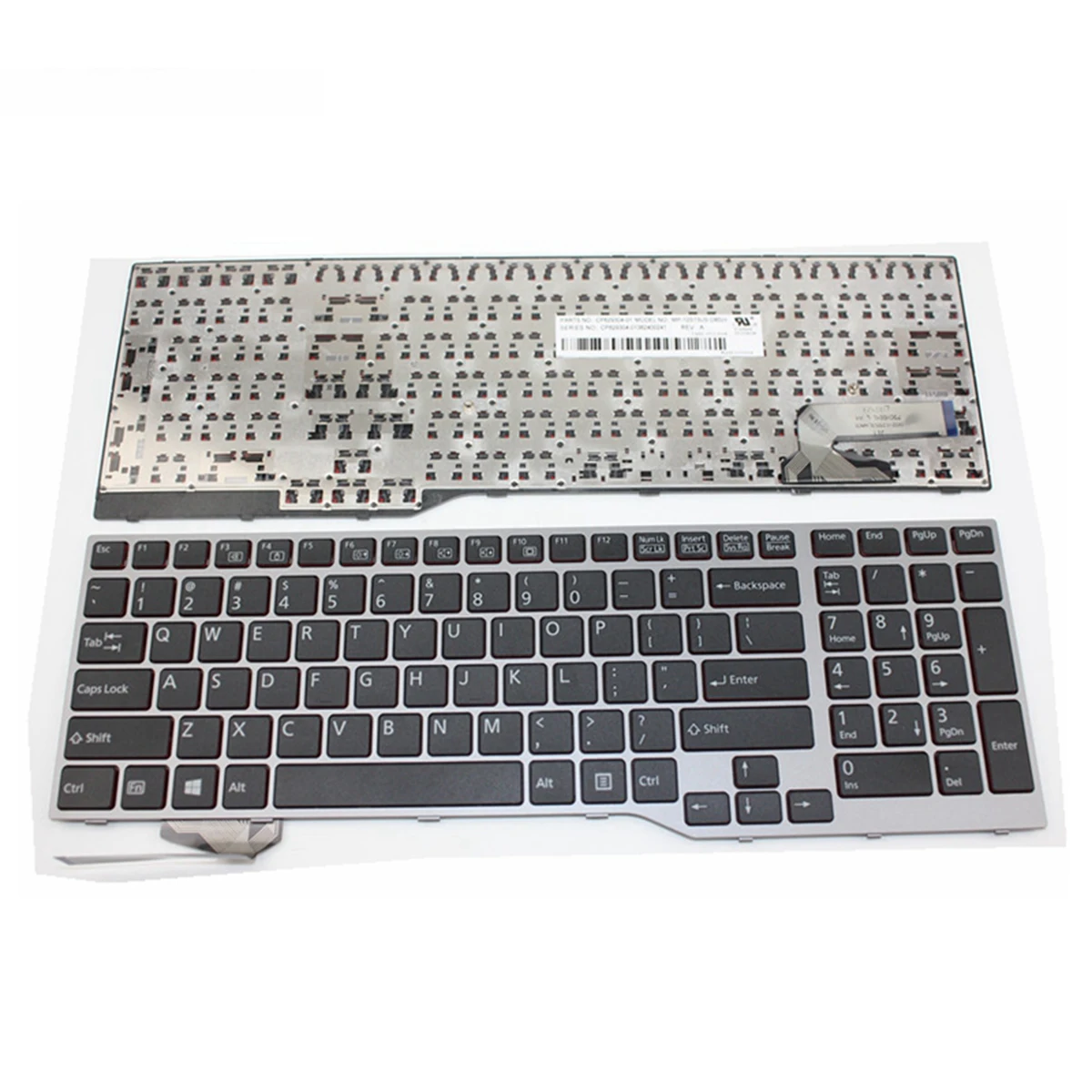 US keyboard for Fujitsu Lifebook E753 E754 E756 laptop keyboard Notebook replacement keyboard