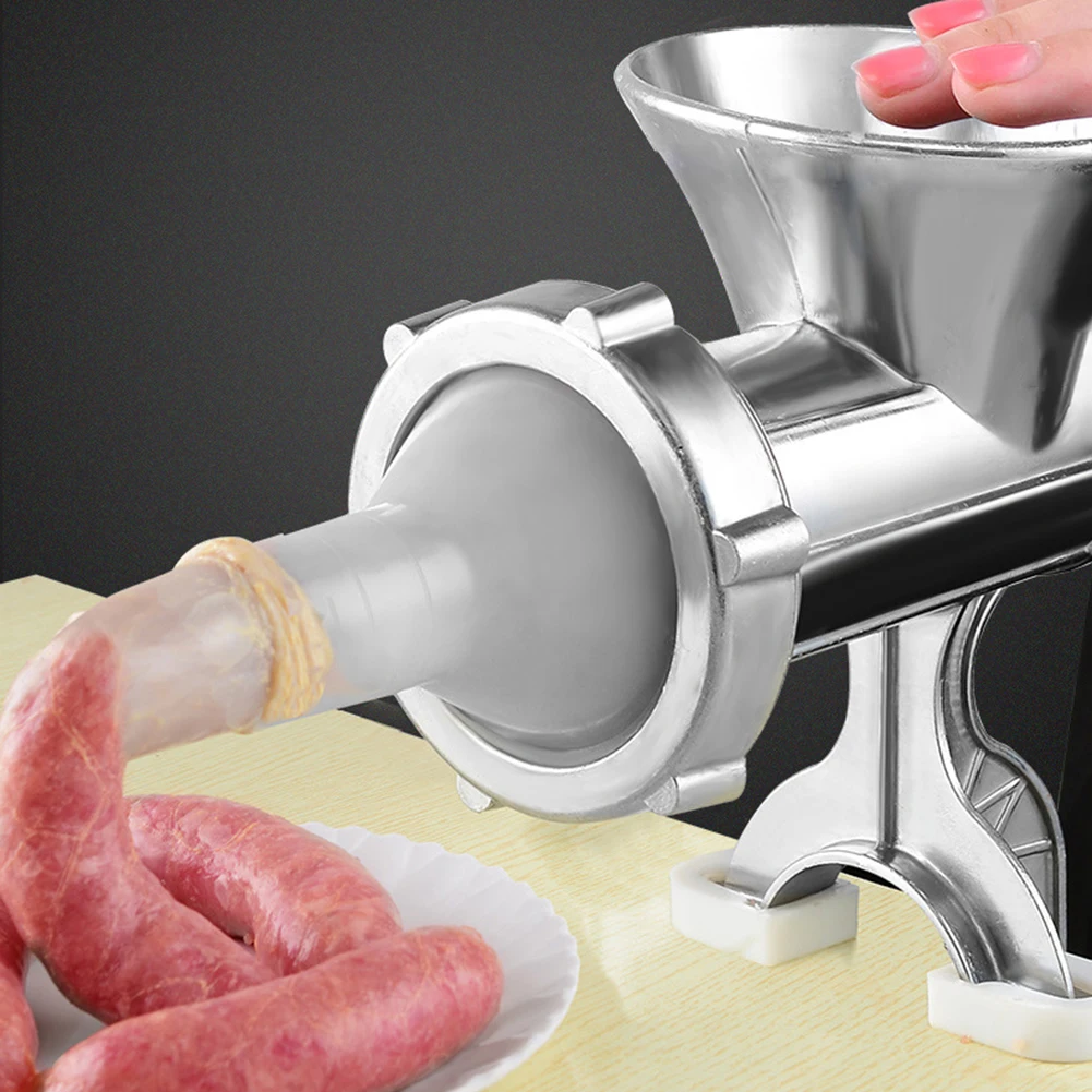 Handheld Manual Meat Making Mincer Grinder Cooking Tools Portable Noodles Sausage Stuffer Filler Hand Crank Accessories Kitchen