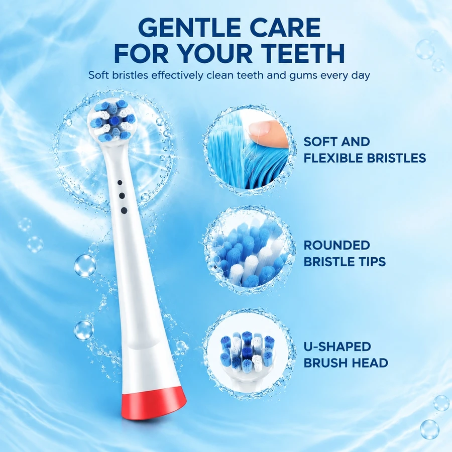 4/8/Pack Toothbrush Replacement Heads for Oral B IO Series Electric Toothbrush Soft Bristles Personal Care Appliance Parts