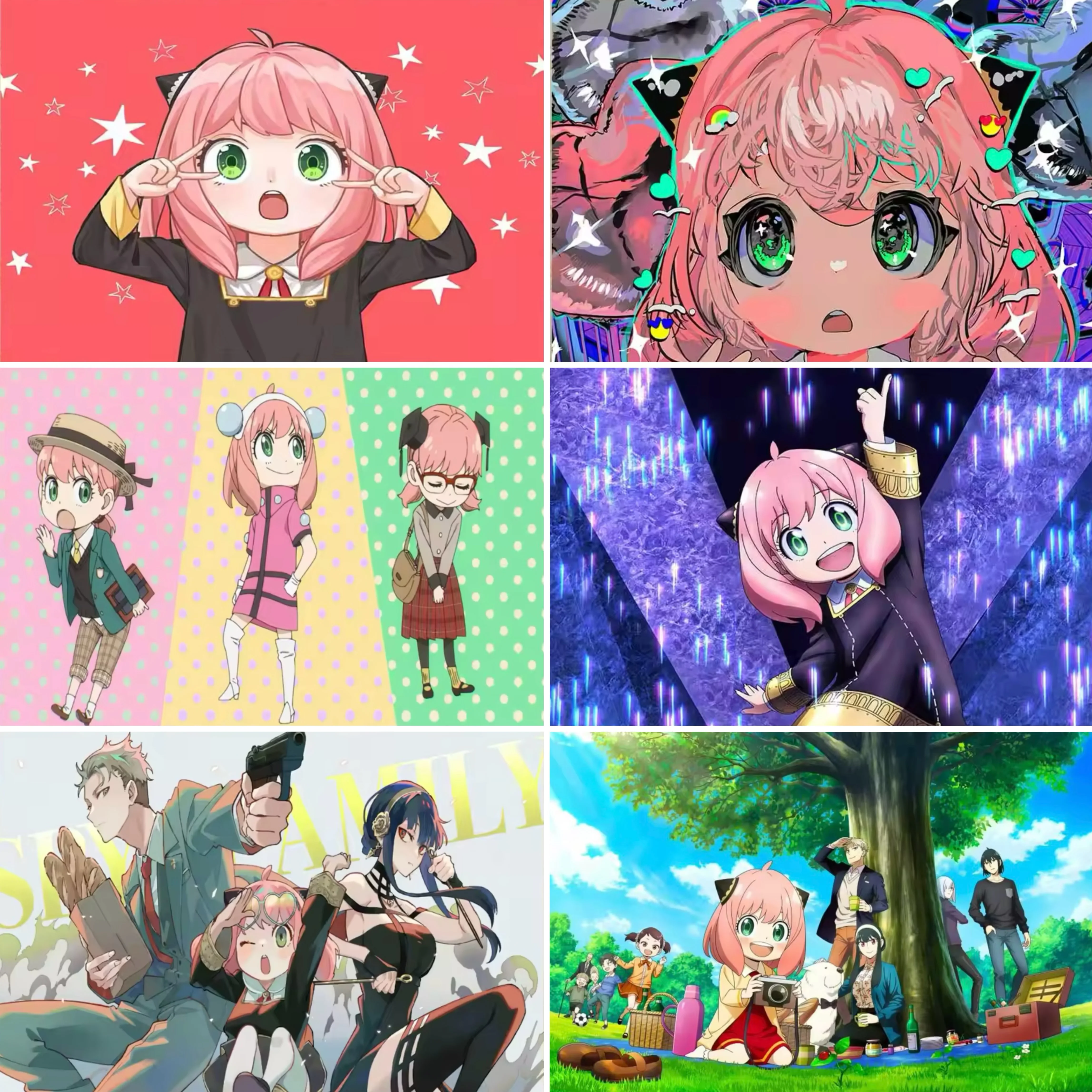 

Cartoon spyxFAMILY Theme Birthday Party Decoration Backdrop Kids Birthday Party Cake Table Room Decor Banner Party Supplies