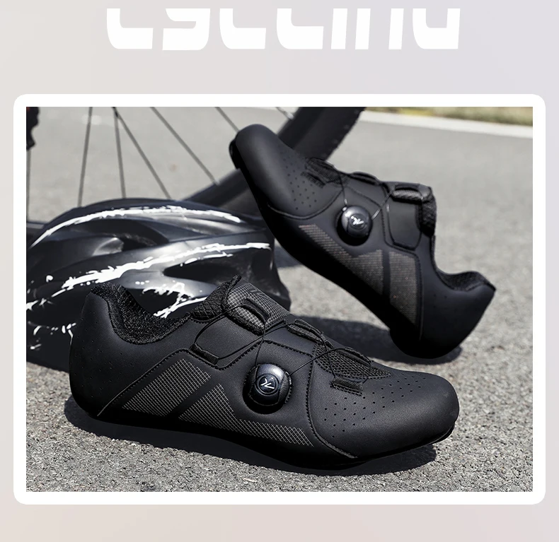 2025 Fahrradschuhe Rennrad Herren Damen Große Größe bis 48 # Racing SPD Cleat Professionelle selbstsichernde MTB-Fahrrad-Sneaker Unisex – Detail 8