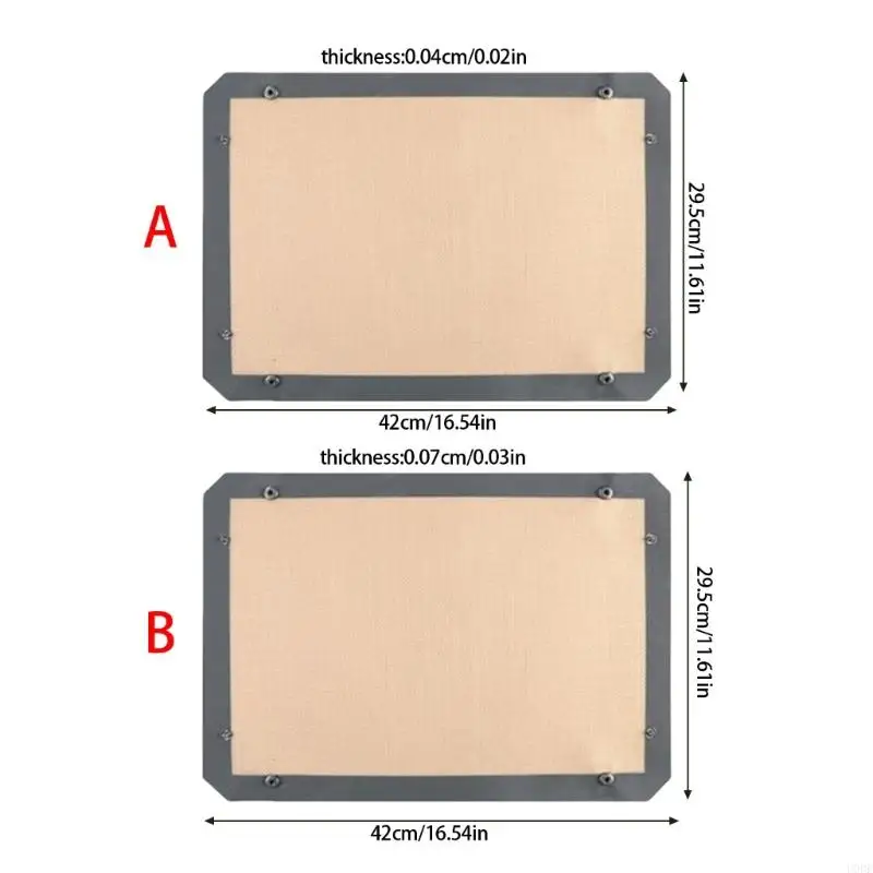 Esteras horno silicona resistentes calor U0DE