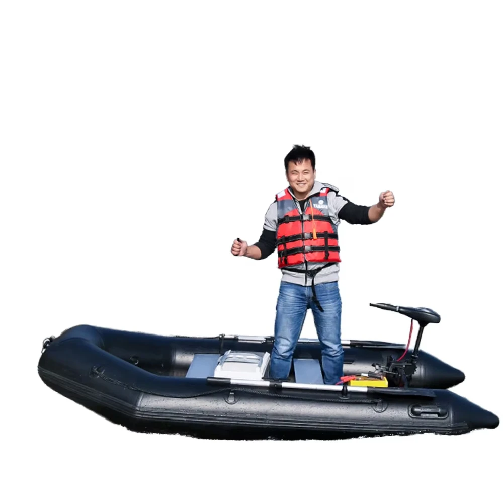 1.2 مللي متر بولي كلوريد الفينيل المضادة للتصادم الصيد البحري سرعة طوف كاياك التجديف اكسسوارات الألومنيوم الطابق قارب الاعتداء قابل للنفخ تجمع #3