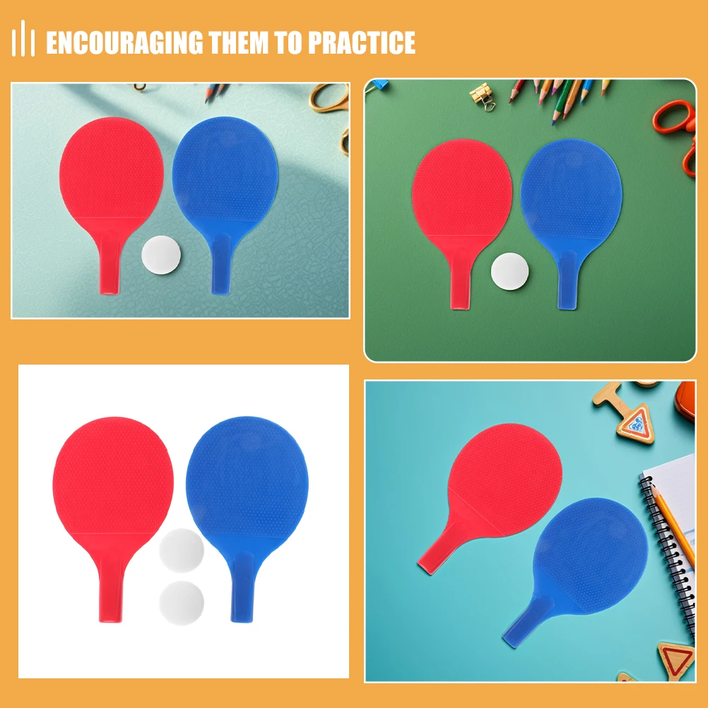 8 قطعة مضرب تنس الطاولة ممارسة مجموعة المجاذيف بينغبونغ البلاستيكية للمبتدئين معدات التدريب اللعب في الأماكن المغلقة والخارجية #6