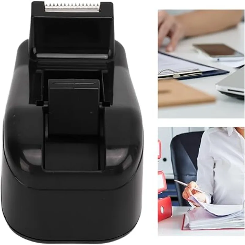 Portable Tape Dispenser with Cutter for Plastic Tape Heavy Duty Handheld Tool for Packing Sealing Organizing Easy Pull and Cut​