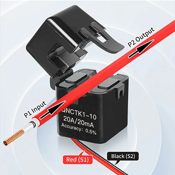 Split Core Current Transformer 100A 50mA 50A 25mA 5A 5mA 100A 40mA AC Open Type Current Transforme CT Clamp 2000 1 1000 5A 2.5mA