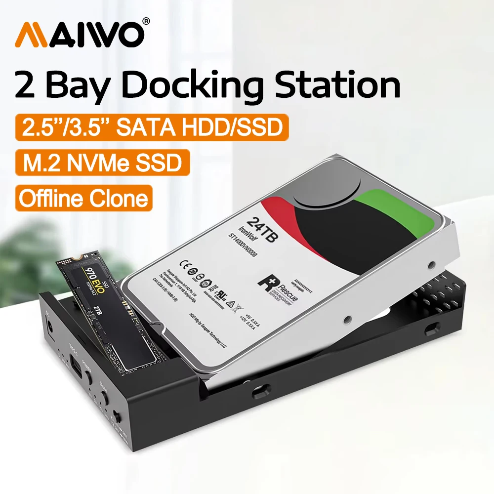 carcasa-maiwo-usb-c-m2-nvme-para-ssd-carcasa-para-disco-duro-sata-de-35''-y-25''-con-clonacion-offline-adaptador-de-disco-duro-externo-usb-31-gen2-de-10-gbps