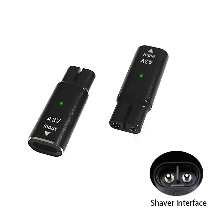 Cargador de afeitadora tipo C a 4,3 V A00390 para Philips Norelco OneBlade QP2520 QP2521 QP2523 QP2560 MG3711 adaptador de carga de maquinilla de afeitar