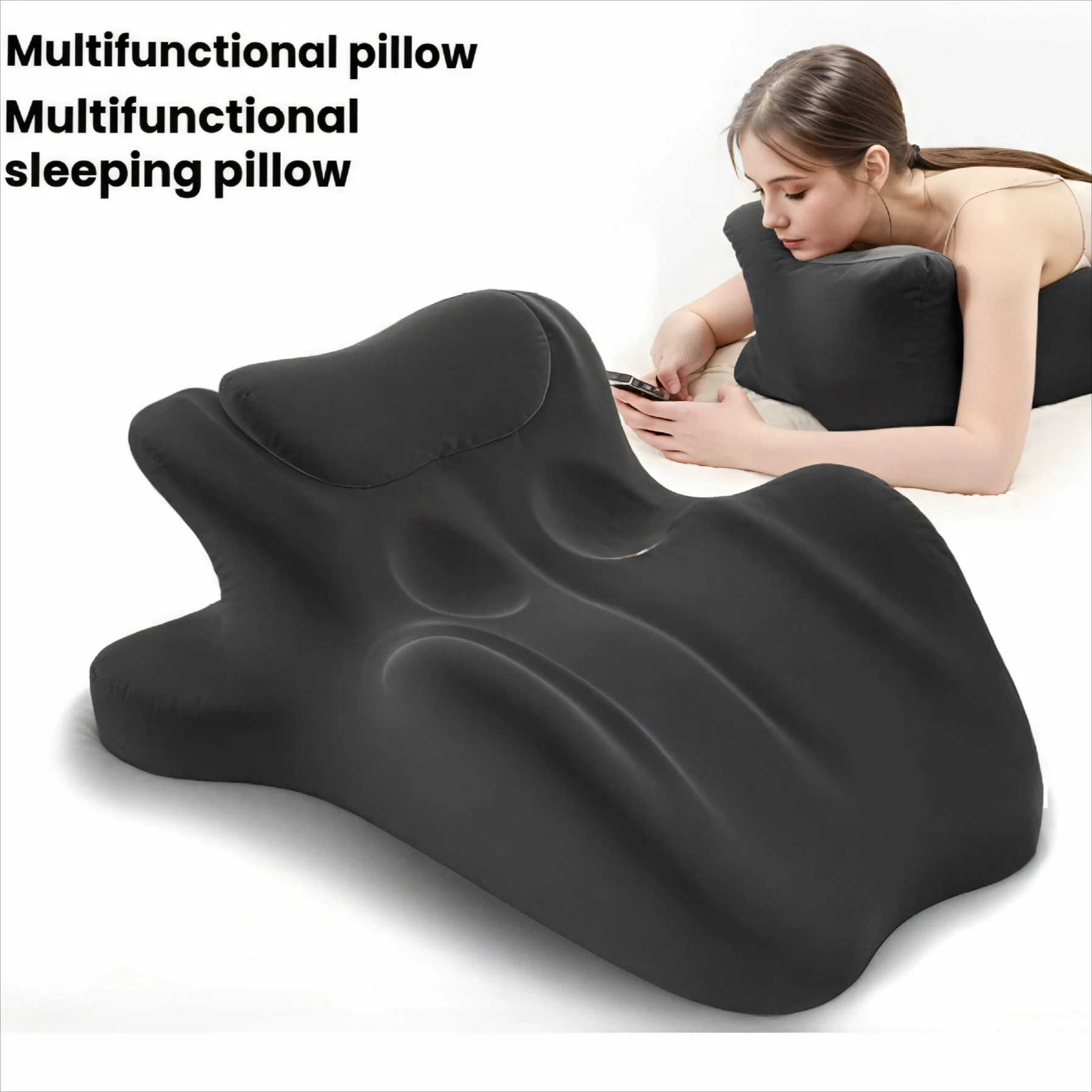 

Adjustable Orthopedic Wedge Support Pillow Multi Functional Bed Cushion Comfort Stomach Sleep Pillow Back Waist Pain Relief