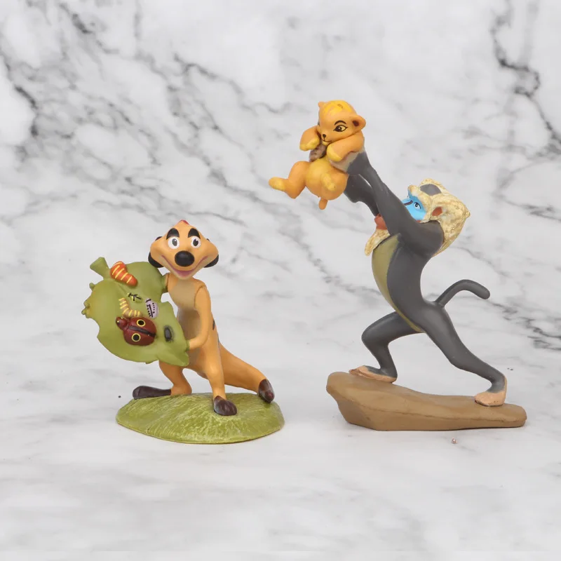 Disney 9pcs/set 4.5-8.5CM The Lion King Simba Nala Timon action Figure model Anime Figures Xmas gift for the children - view 3