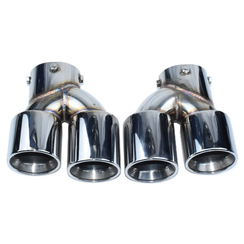 【2026 Hot Selling】Bm W G20 G21 G23 G42 M240i M340i M440i M Performance Stainless Steel Silver Exhaust Pipes Muffler Tips view 2