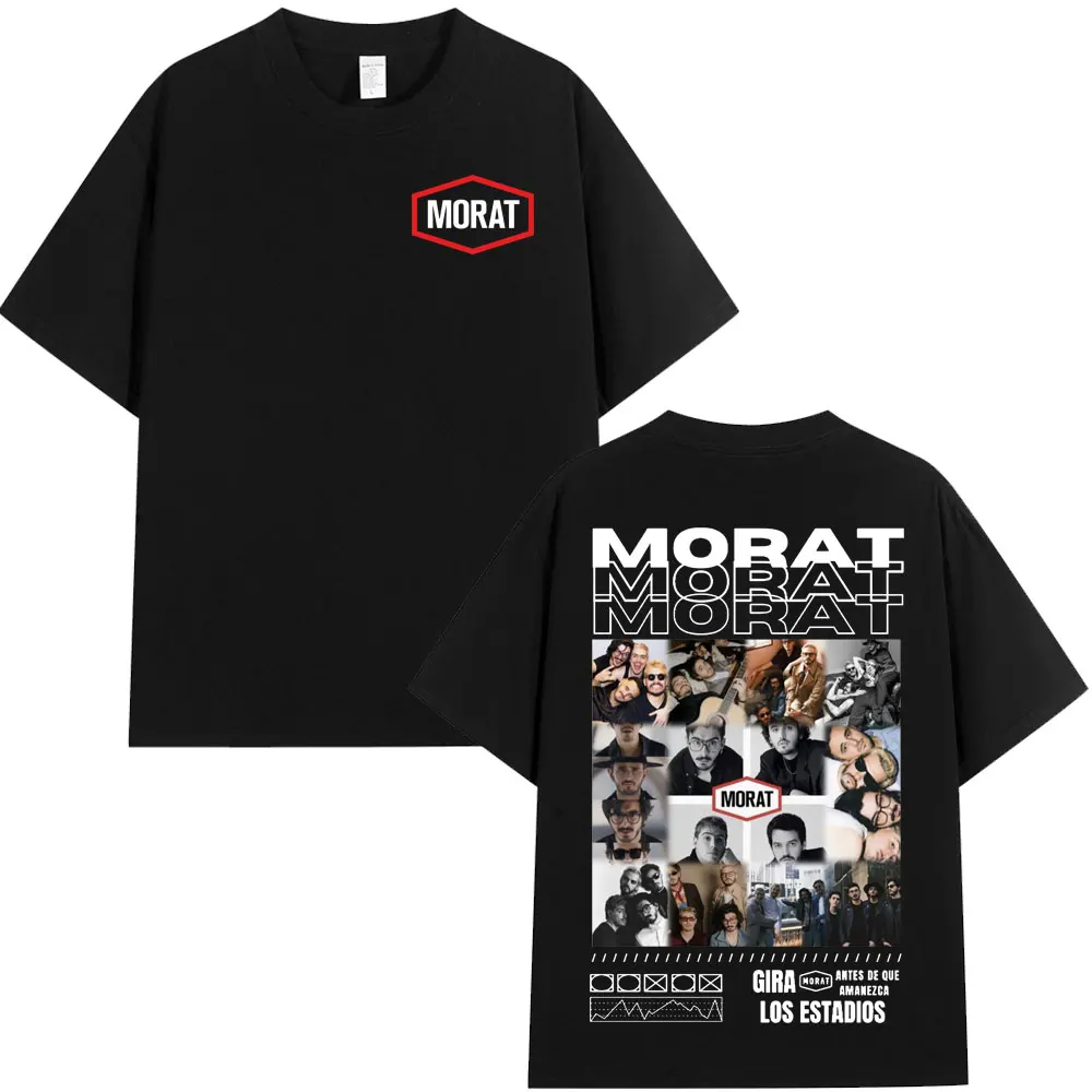 Colombia Morat Band T-shirts Men Women Fashion Hip Hop Short Sleeve T-shirt Harajuku Casual Cotton Oversized T Shirts Streetwear