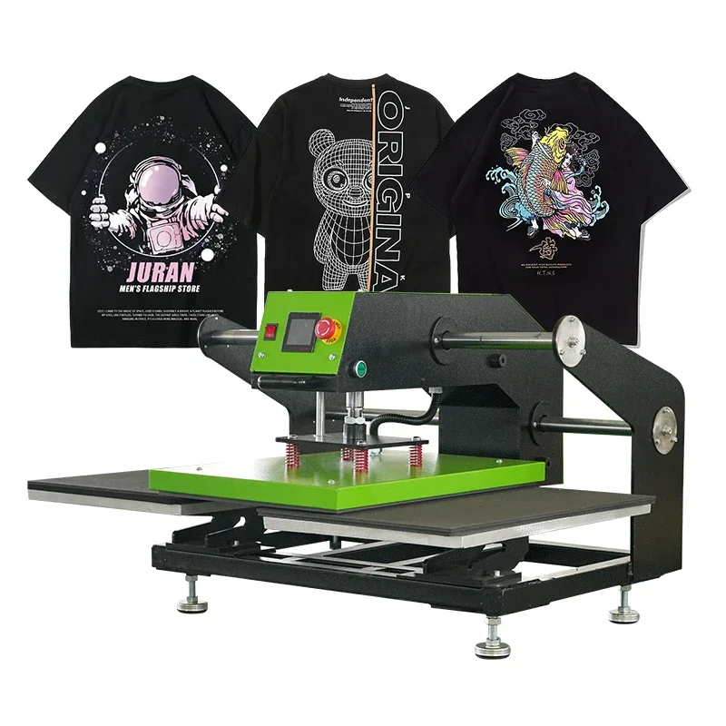 Auplex automatic pneumatic hot stamping heat press machine t-shirt B2