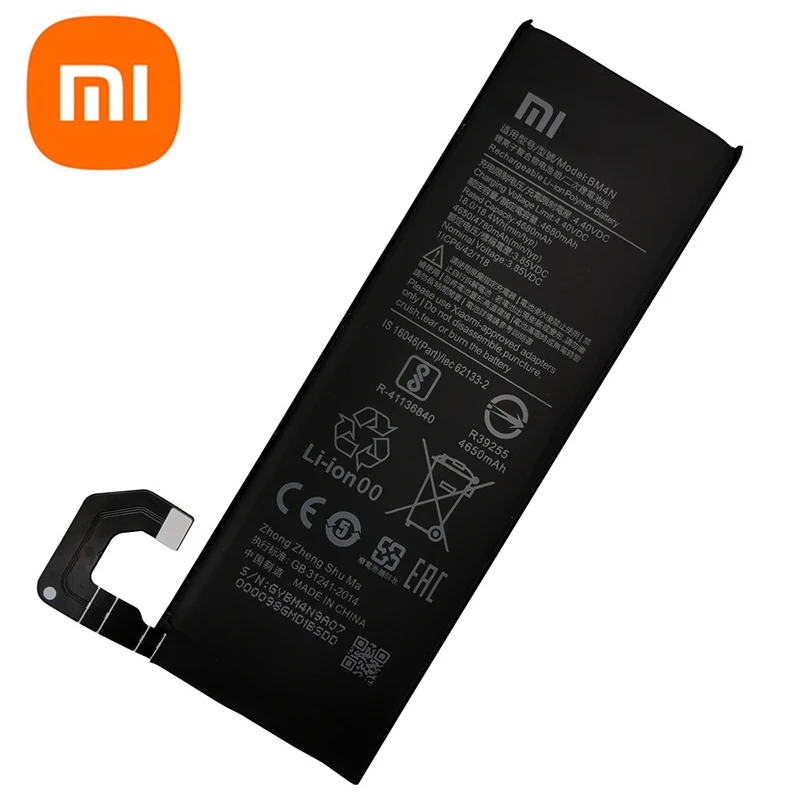 Fast Ship New Xiao mi 100% Genuine Original Phone Replacement 4780mAh Battery BM4N For Xiaomi Mi 10 Mi10 5G bateria Batteries