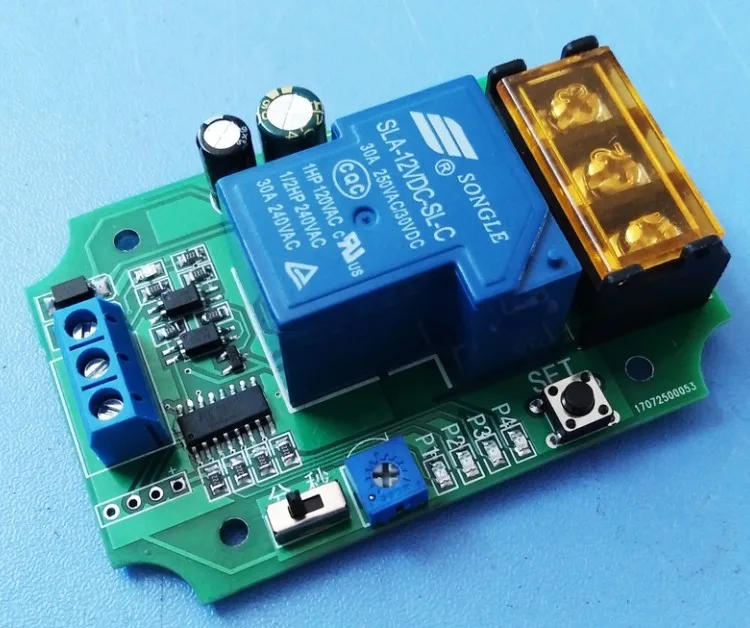 

High Power Relay Module Self Locking Delay Interrupting and Switching Off One Key Start Stop Switch Board