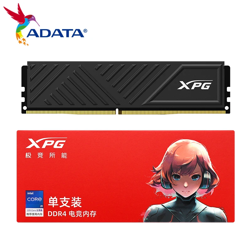 Imagem -02 - Adata-xpg Ram Ddr4 com Dissipador de Calor D35 3200mhz 8gb 16gb 32gb Memória de Desktop do Apoio Xmp2.0 288 Pinos Sdram Ddr4