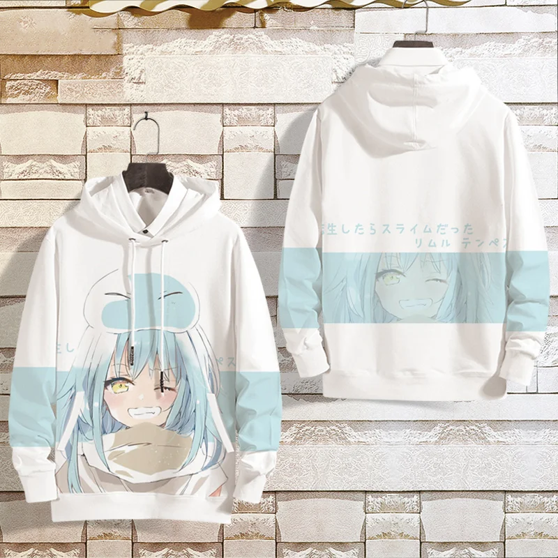 أنيمي ذلك الوقت حصلت على تجسدت كSلايم ريمورو تيمبيست تأثيري هوديي الجرافيك البلوز للجنسين Harajuku رجل رياضية #3