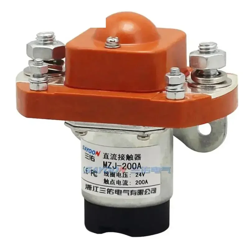 SAYOON SZJ-200A DC Contactor MZJ-200A Power Relay DC 12V 24V 36V 48V 60V 72V 120V for Car Batteries Electric Forklift Trucks etc