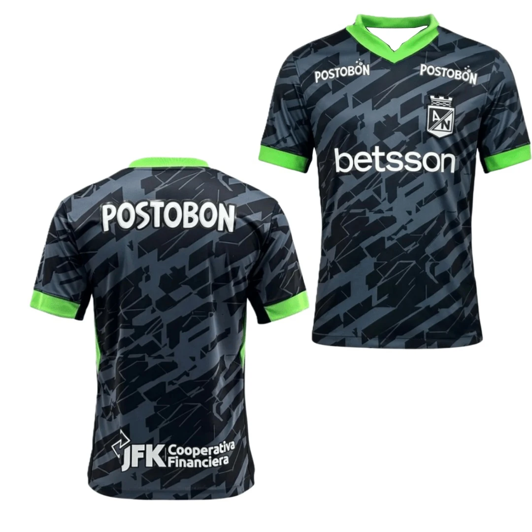 Atletico Nacional Medellin 2026 Third Jersey T-shirt 2026 Summer Men Women Fahsion Sports T-shirt Breathable Quick Drying Jersey