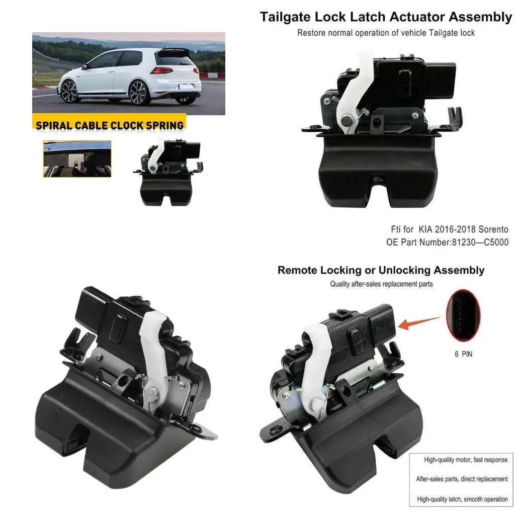 

02DE LIFT GRAY Задний багажник Дверный замок привод 3.3L 2.0L 81230-C5000 81230C5000