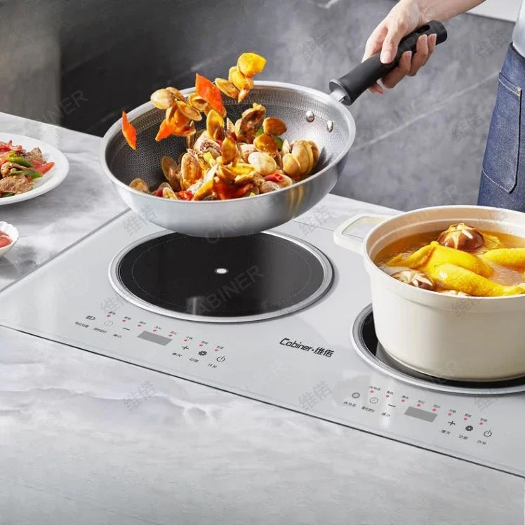 

Household Embedded Double Burner High Power Induction Cooker Concave Flat Electric Ceramic Stove