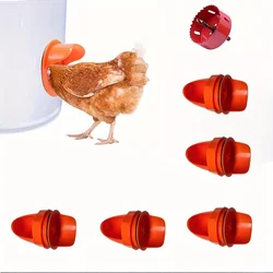 Chicken Feeder Poultry Feeder DIY Rainproof Feeder Port Kit For Bucket Tank Barrels Bins Gravity Feed Kit Troughs