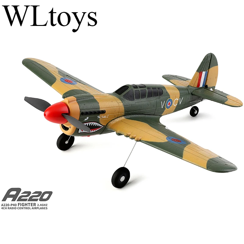 

WLtoys XK A220 4Ch6G/3D Modle Stunt Plane Six Axis Stability Remote Control Airplane Electric RC Aircraft Outdoor Toys For Adult