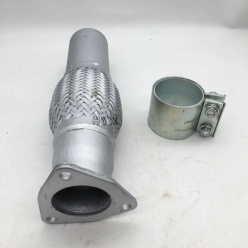 Excavator accessories Carter E320B/C/D muffler booster connection exhaust pipe joint connecting pipe throat pipe