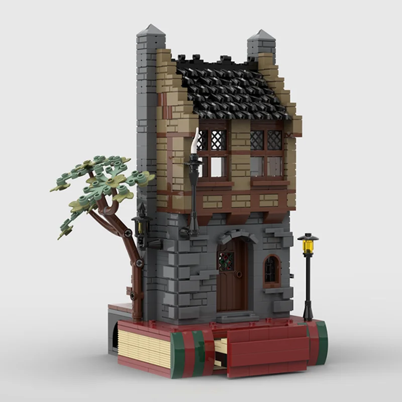 885pcs MOC Books Story Books Carol Model Toys Building Blocks Architecture Christmas Gift Assemble Birthday Collection Display