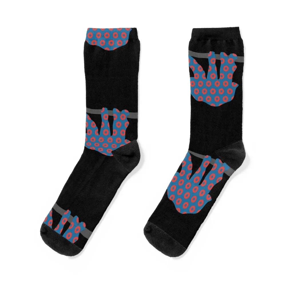 

Phish Sloth Donuts Socks Rugby anime sheer Antiskid soccer Socks Man Women's