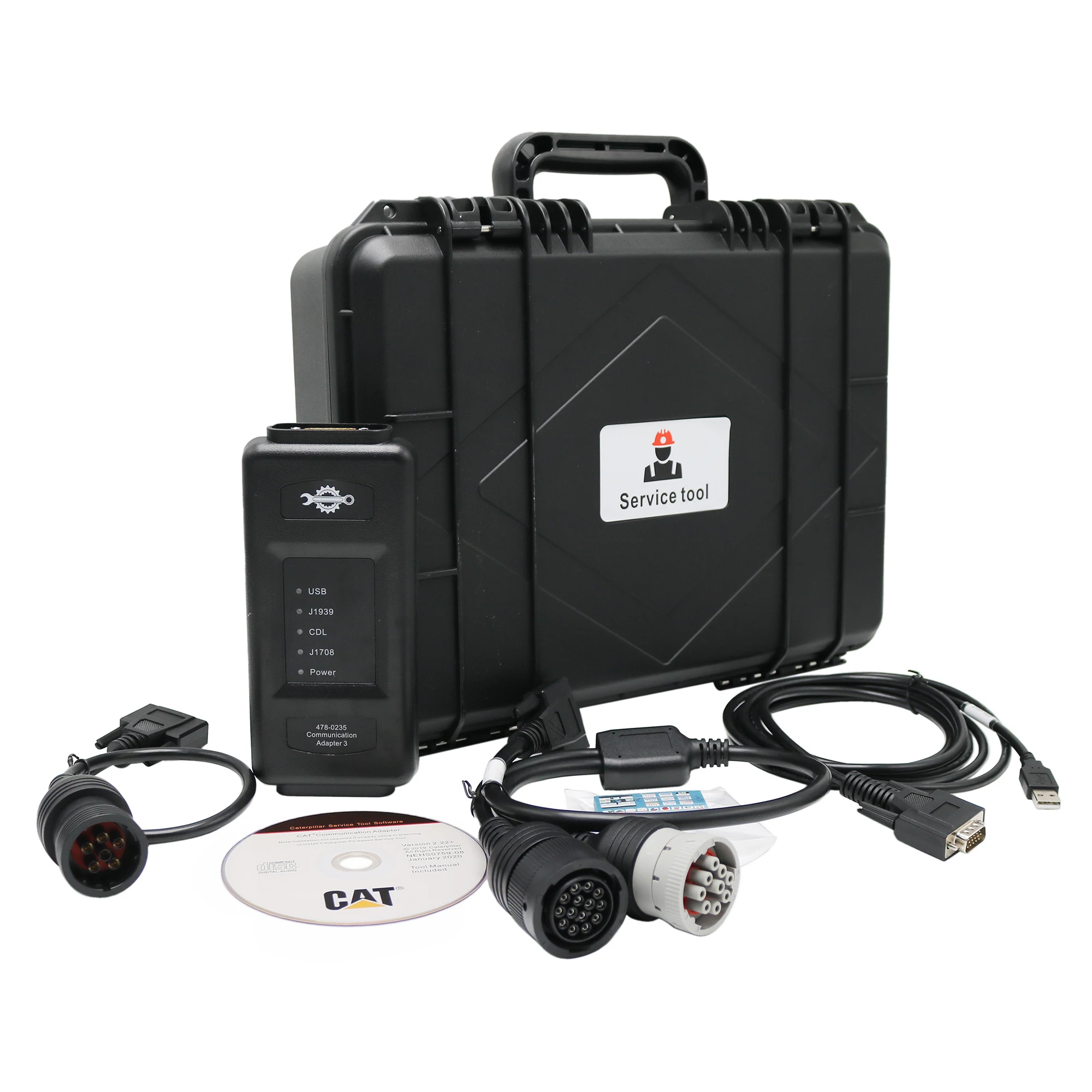 2023A ET4 478-0235 Diagnostic Tool For Caterpillar 538-5051 Communication Adapter Truck Excavator Testing Scanner